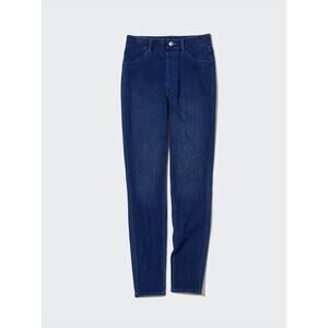 Uniqlo Ultra Stretch Denim Leggings Pants Small Blue